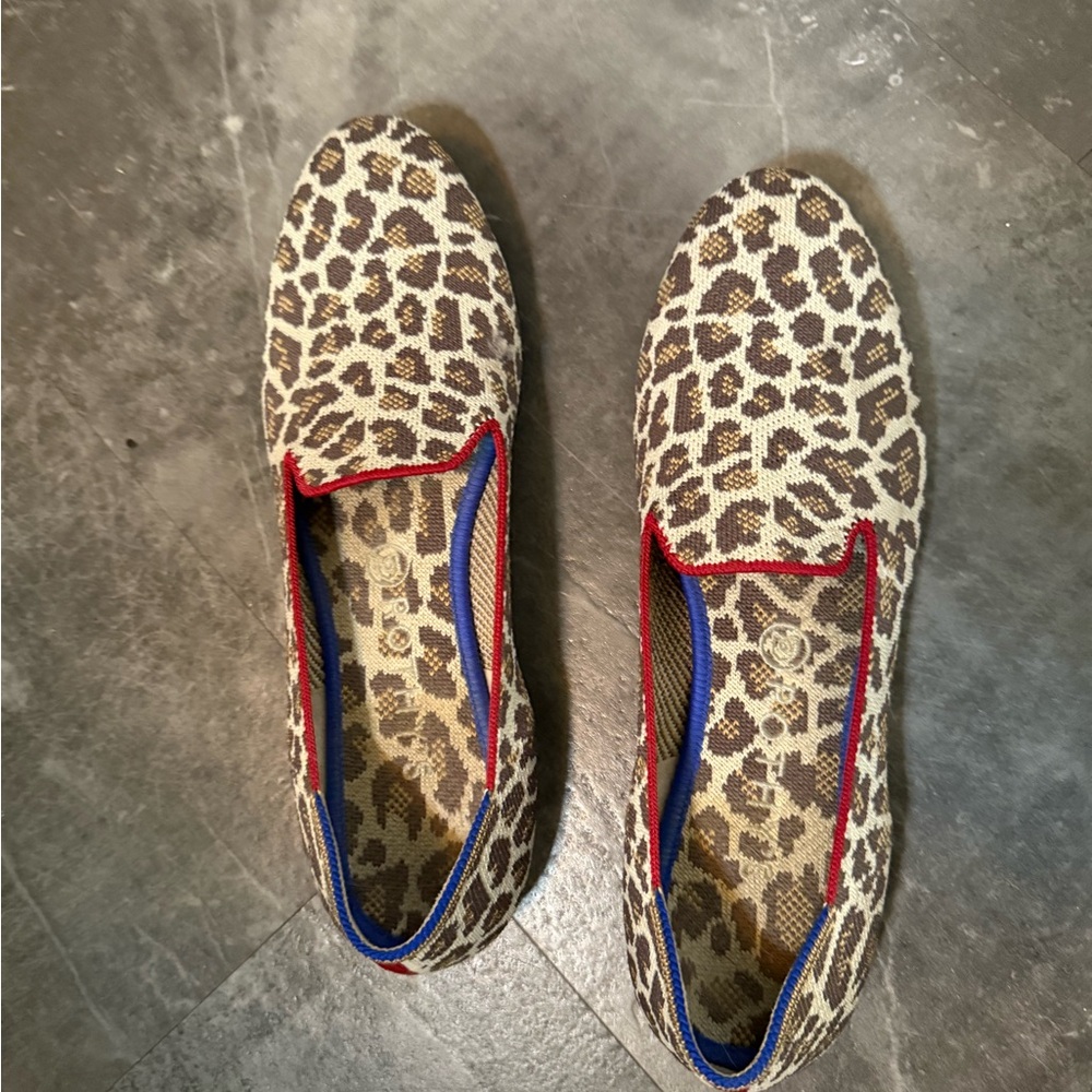 Animal print Rothy Loafers
